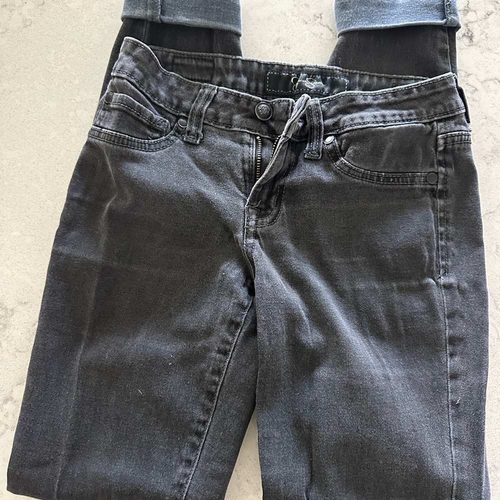Jessica Simpson Charcoal Skinny Jeans